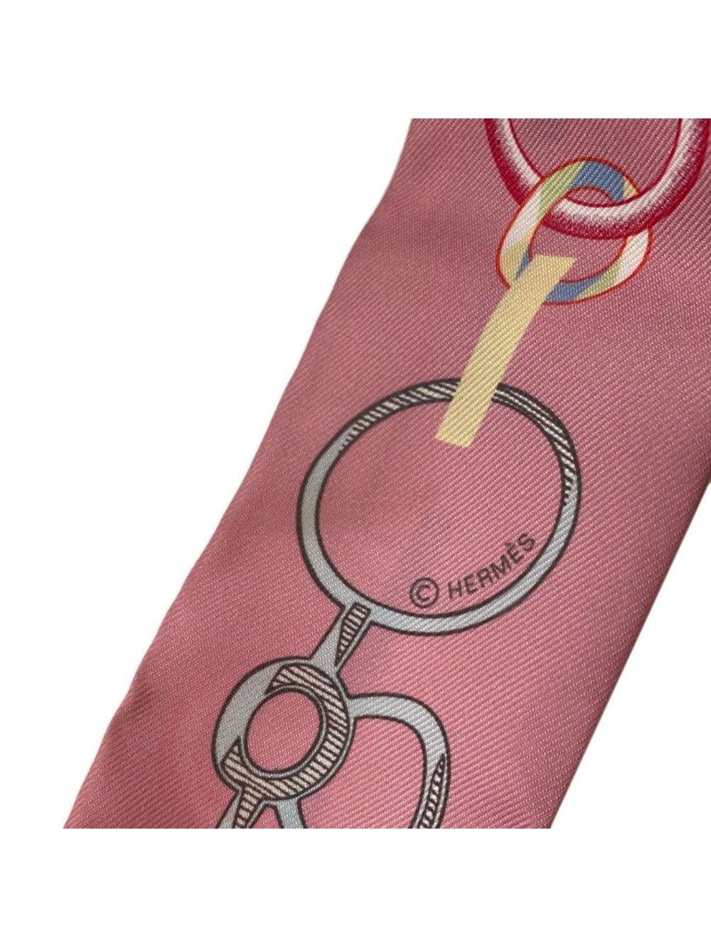 Hermes Twilly Scarf Silk - Picture 7 of 7